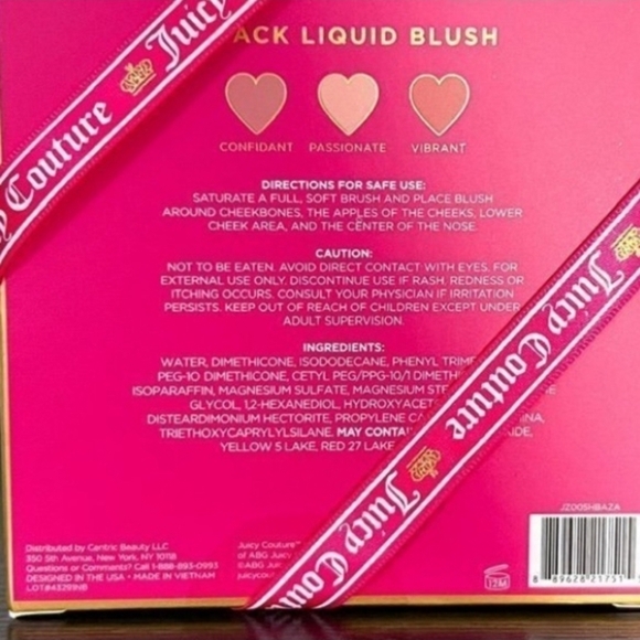 🔹️Juicy Couture 🔹️3 Pack Liquid Blush Set - Picture 2 of 2